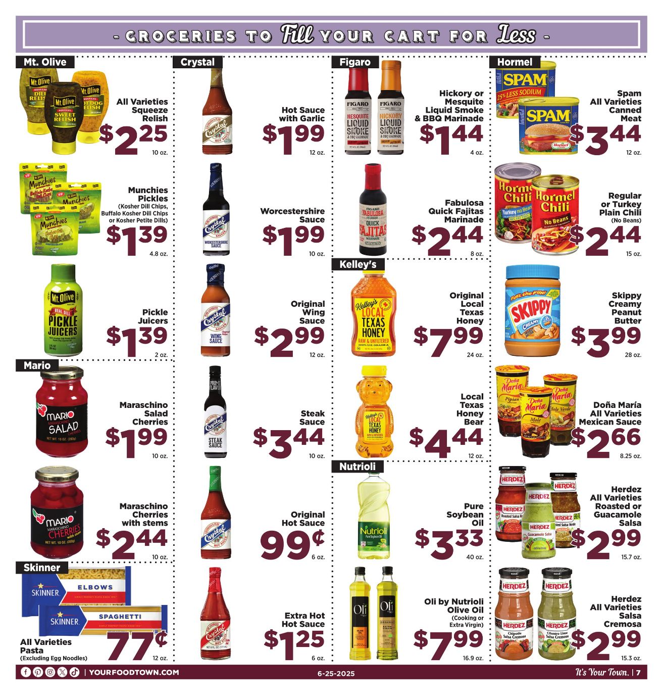 Weekly ad Your Food Town 06/25/2025 - 07/01/2025
