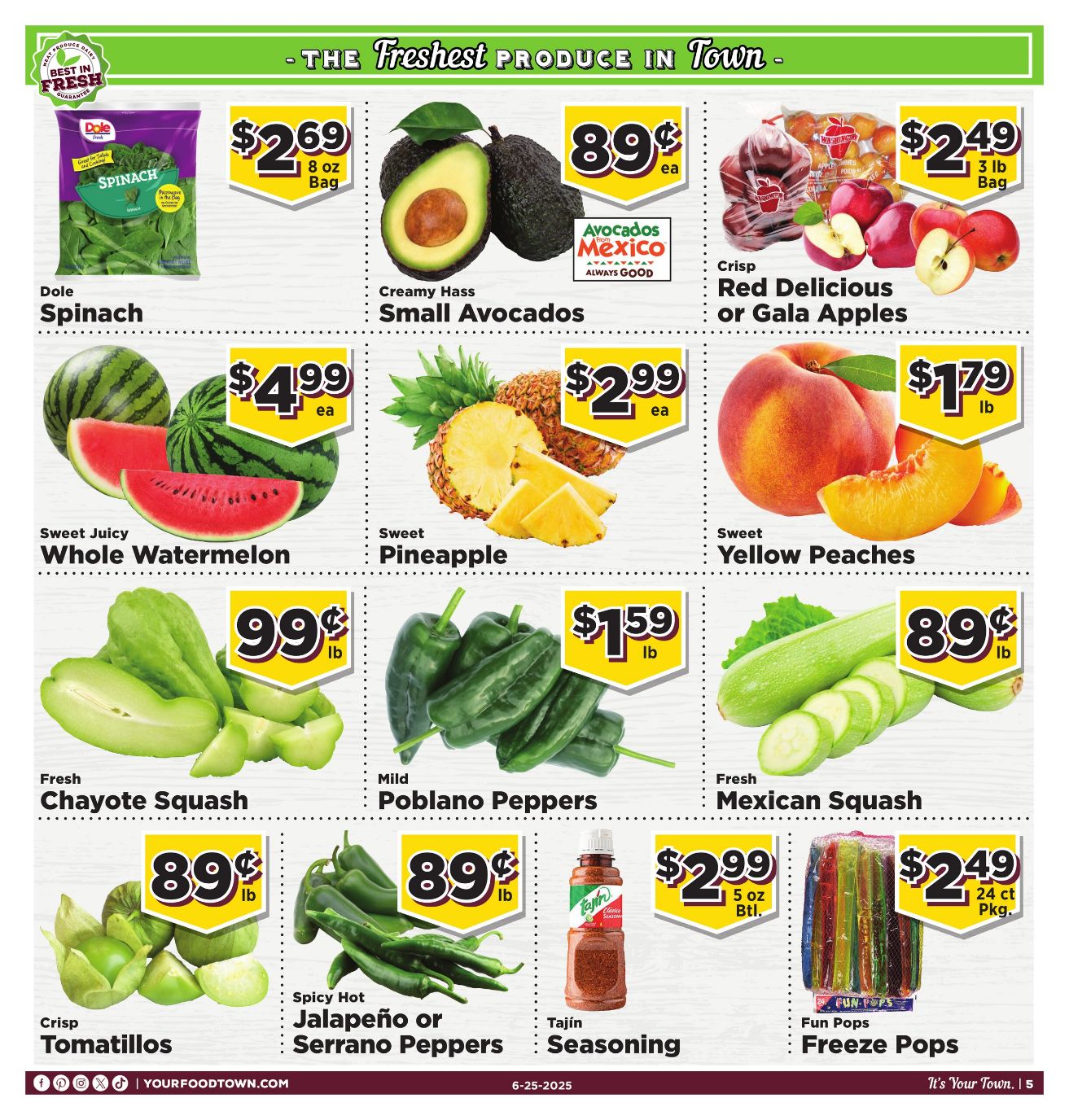 Weekly ad Your Food Town 06/25/2025 - 07/01/2025