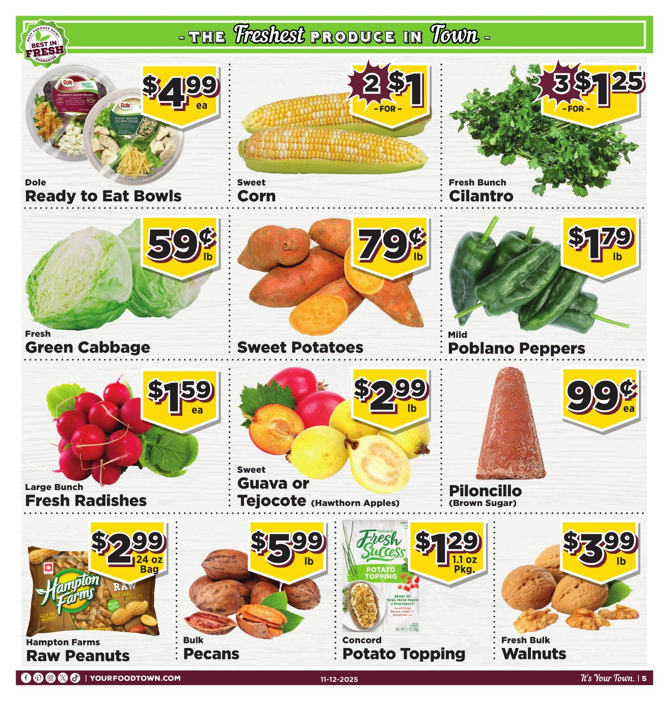 Weekly ad Your Food Town 11/12/2025 - 11/18/2025