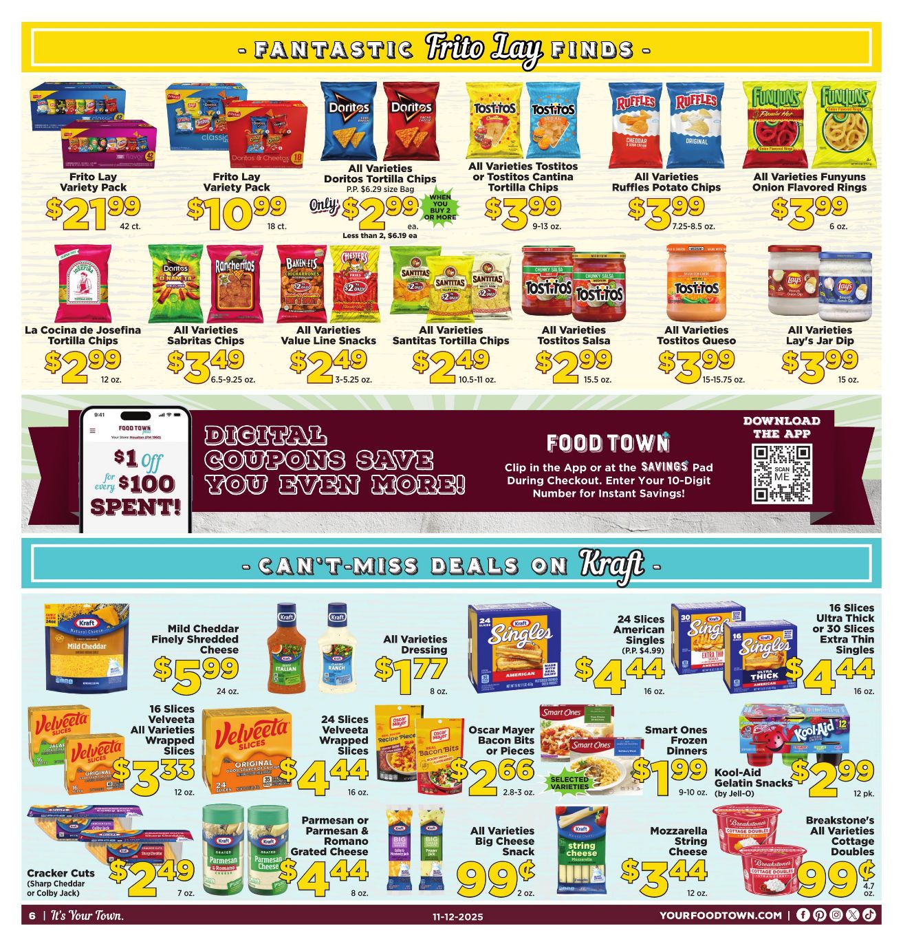 Weekly ad Your Food Town 11/12/2025 - 11/18/2025
