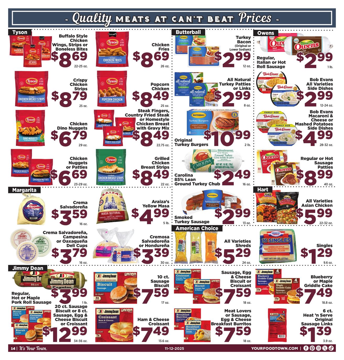 Weekly ad Your Food Town 11/12/2025 - 11/18/2025