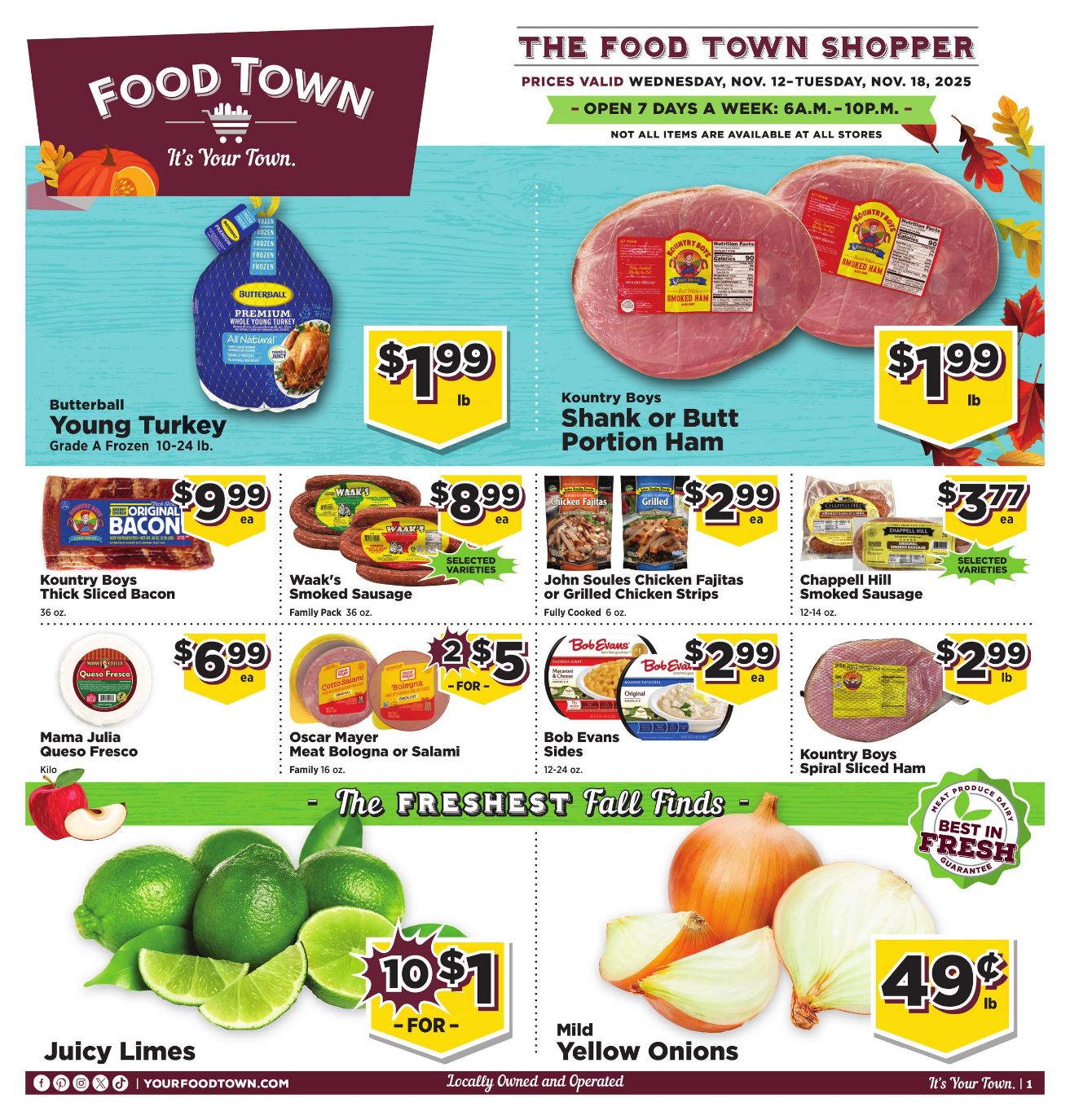 Weekly ad Your Food Town 11/12/2025 - 11/18/2025