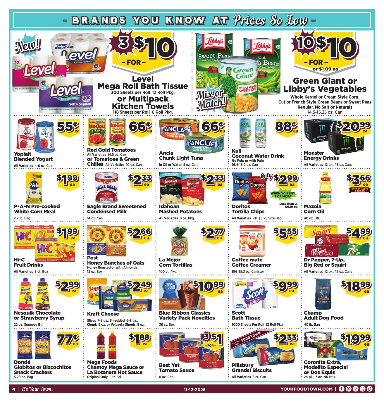 Weekly ad Your Food Town 11/12/2025 - 11/18/2025
