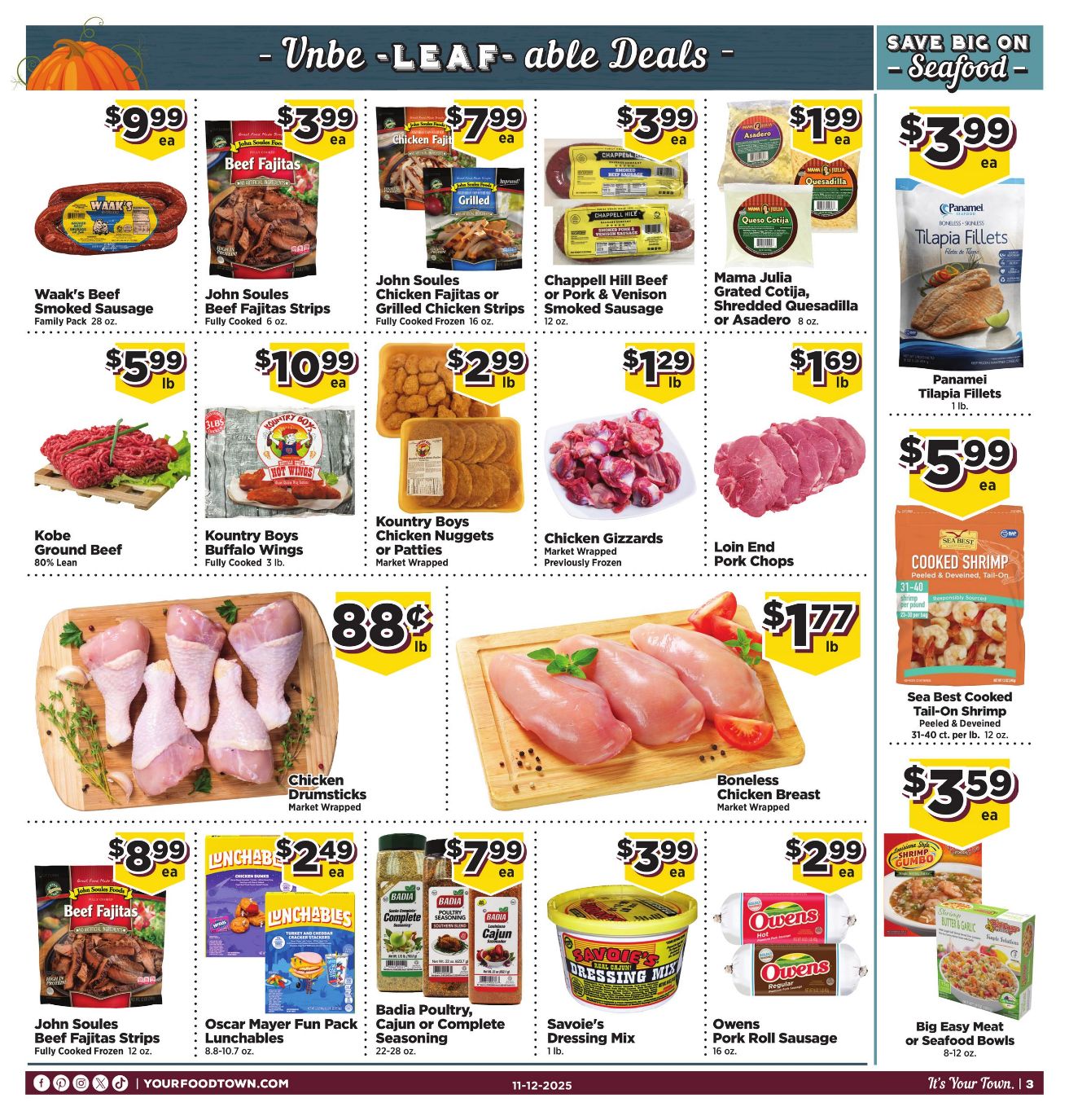 Weekly ad Your Food Town 11/12/2025 - 11/18/2025