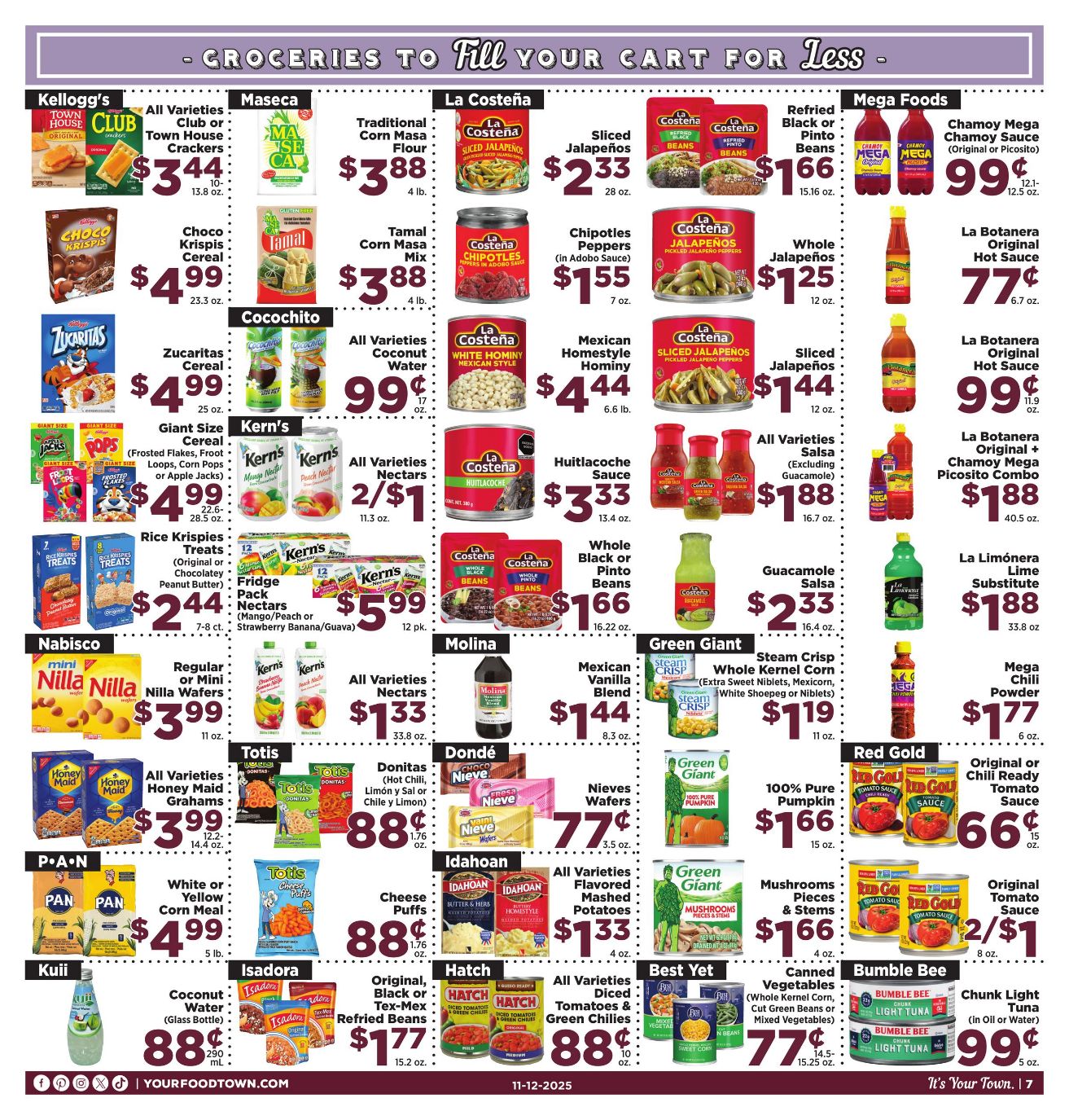 Weekly ad Your Food Town 11/12/2025 - 11/18/2025
