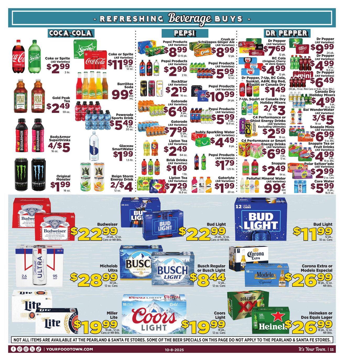 Weekly ad Your Food Town 10/08/2025 - 10/14/2025