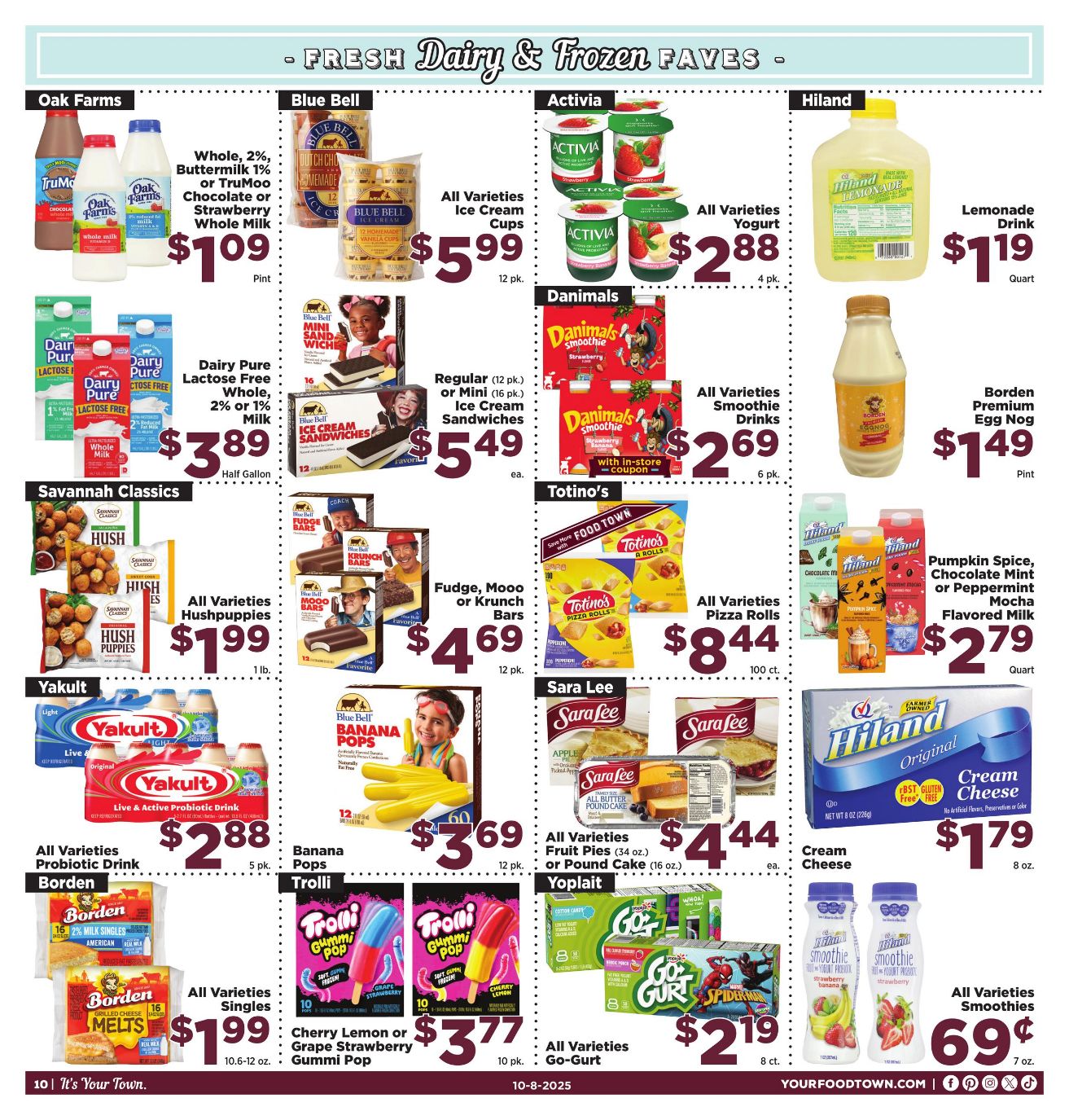 Weekly ad Your Food Town 10/08/2025 - 10/14/2025