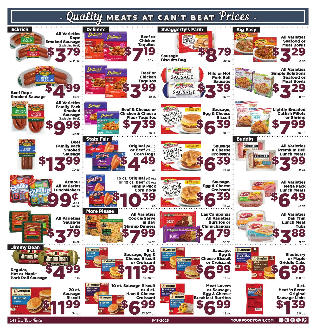 Weekly ad Your Food Town 06/18/2025 - 06/24/2025