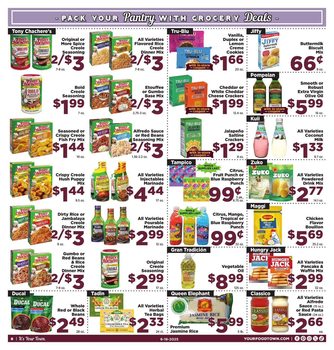 Weekly ad Your Food Town 06/18/2025 - 06/24/2025