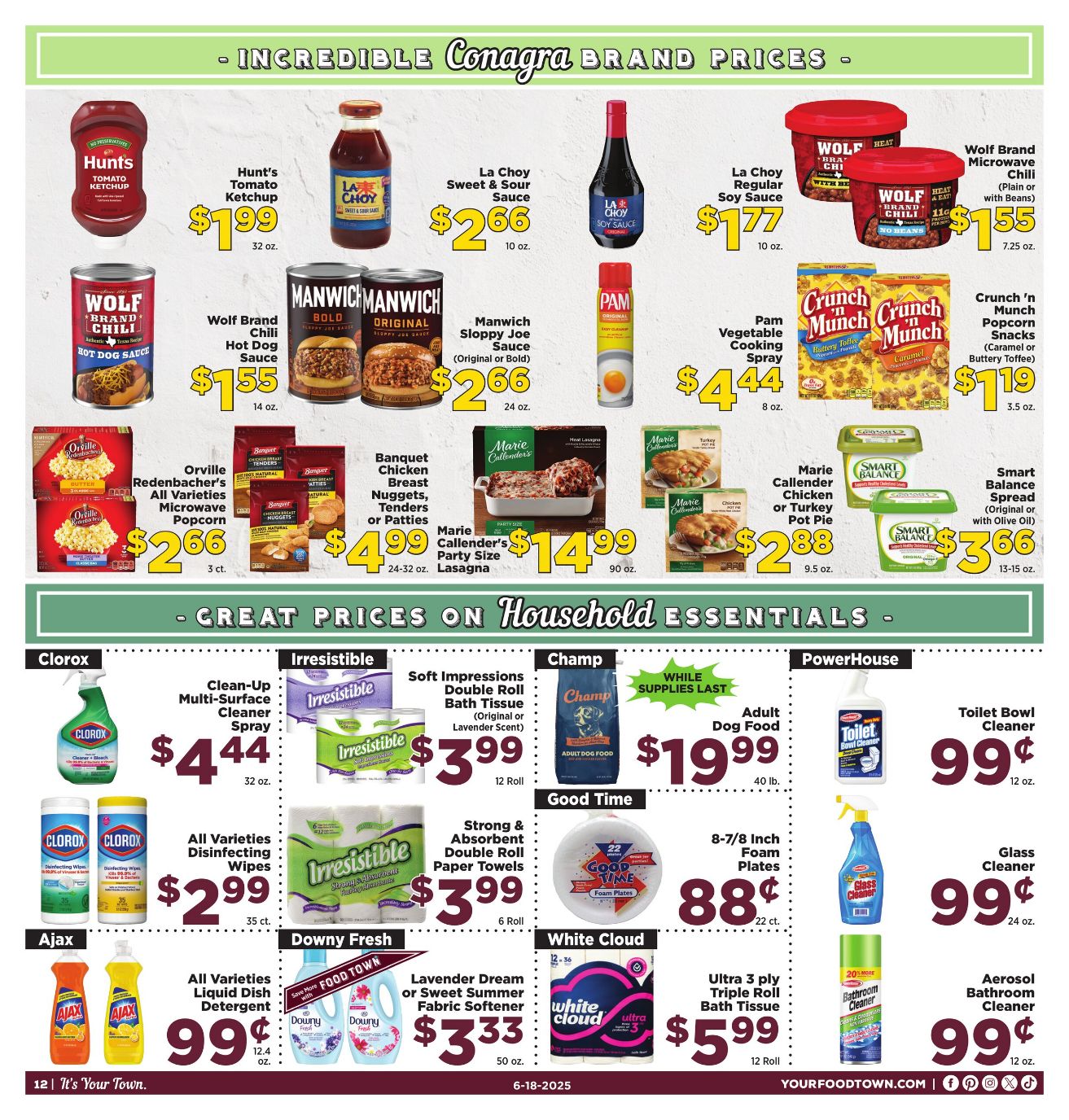 Weekly ad Your Food Town 06/18/2025 - 06/24/2025