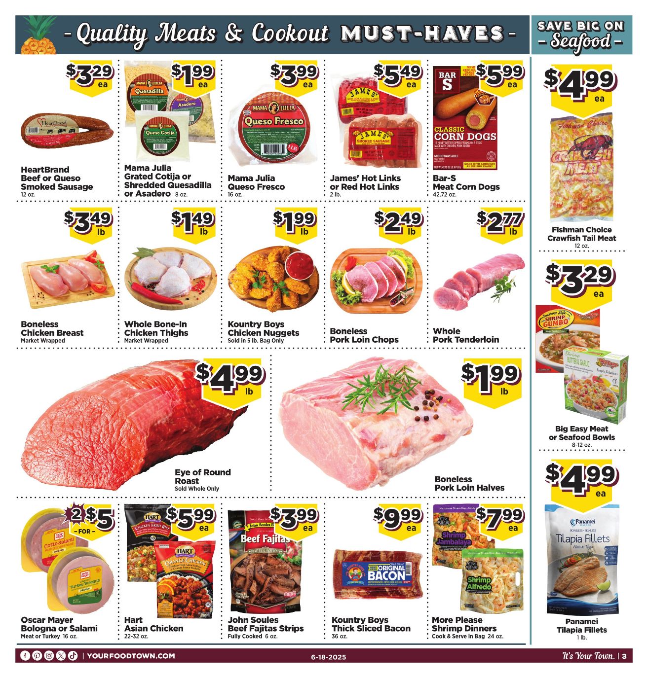 Weekly ad Your Food Town 06/18/2025 - 06/24/2025