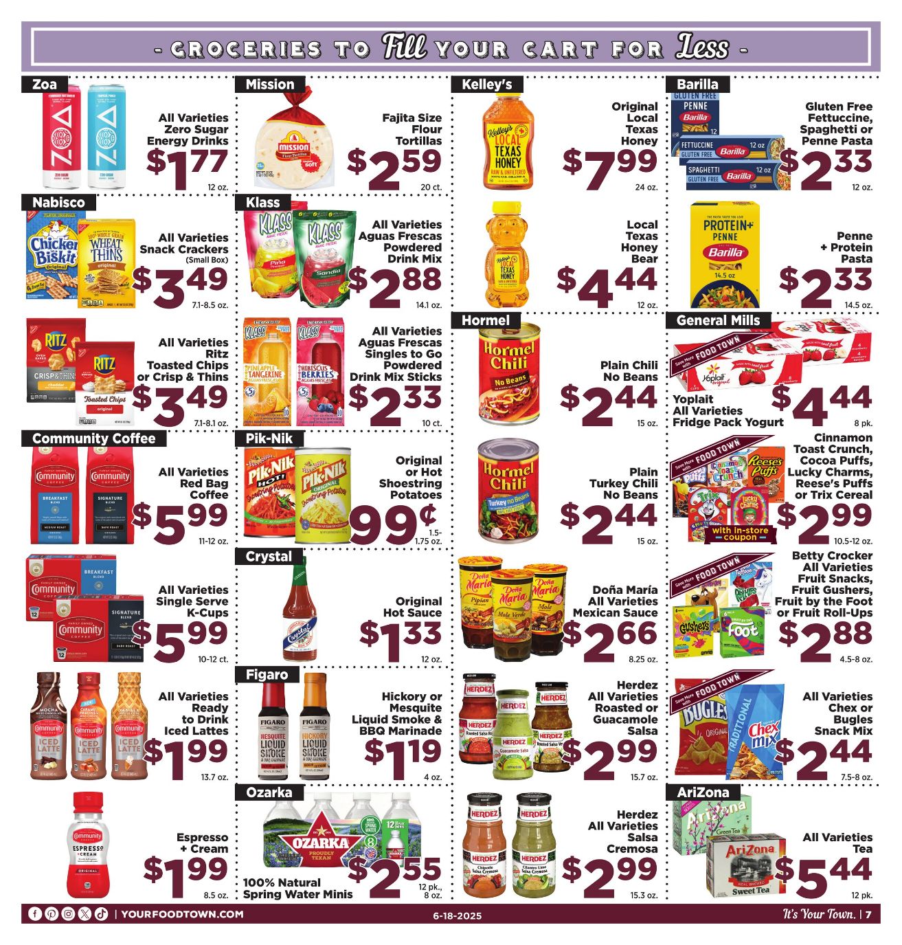 Weekly ad Your Food Town 06/18/2025 - 06/24/2025