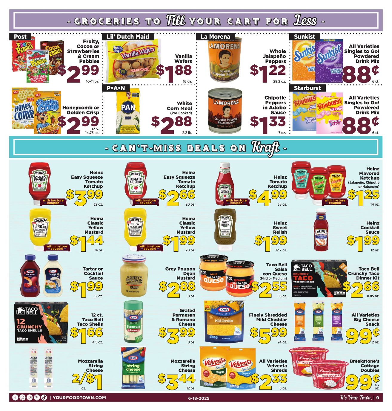 Weekly ad Your Food Town 06/18/2025 - 06/24/2025