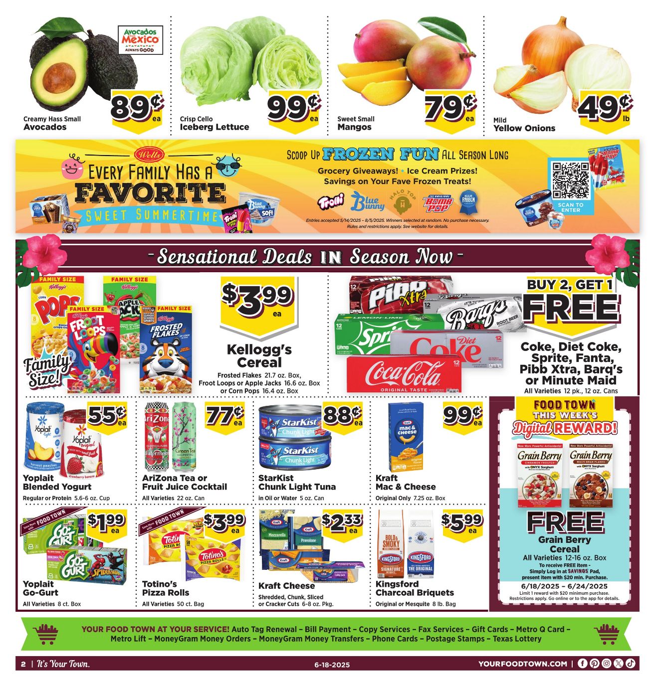 Weekly ad Your Food Town 06/18/2025 - 06/24/2025