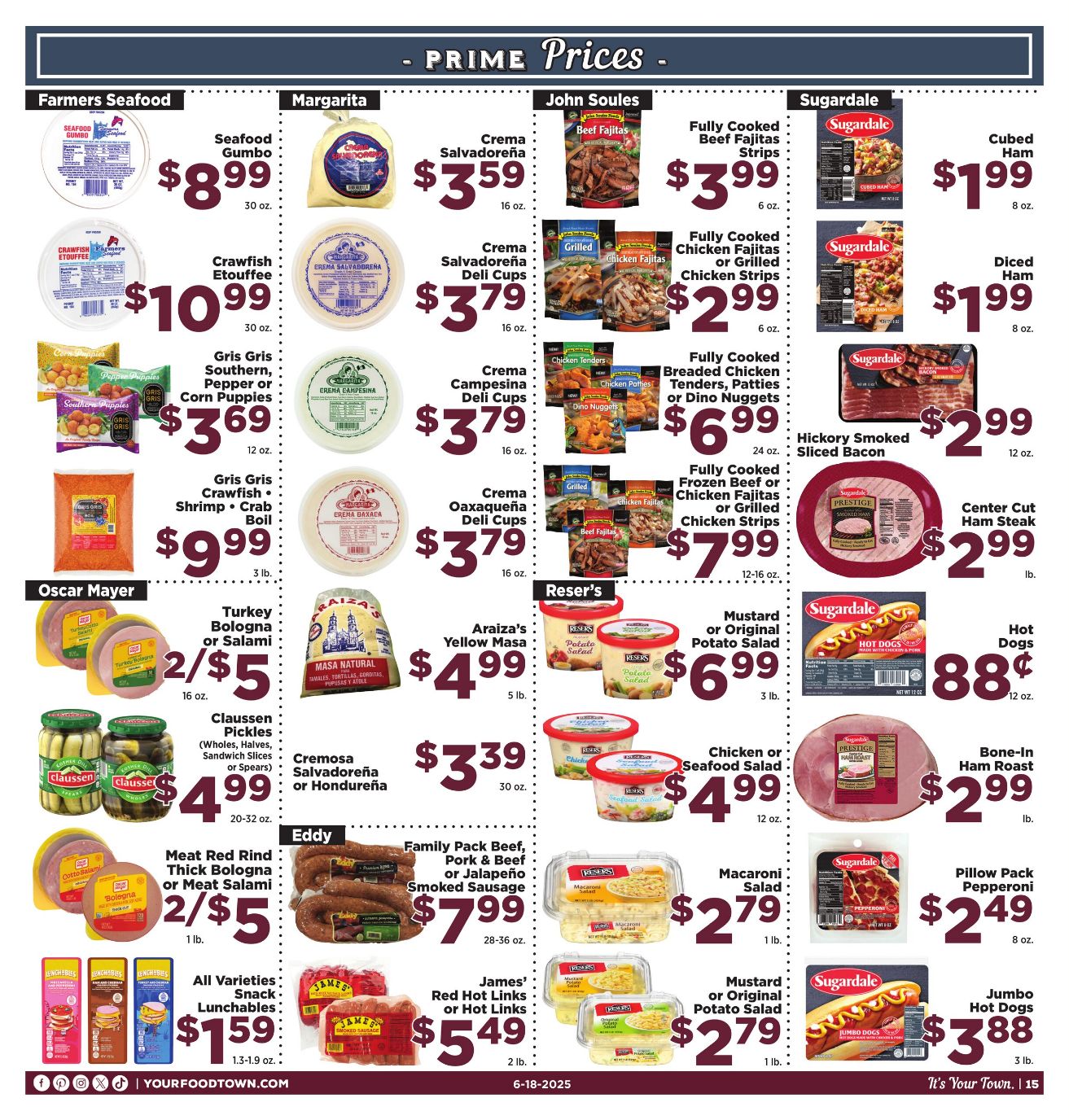 Weekly ad Your Food Town 06/18/2025 - 06/24/2025