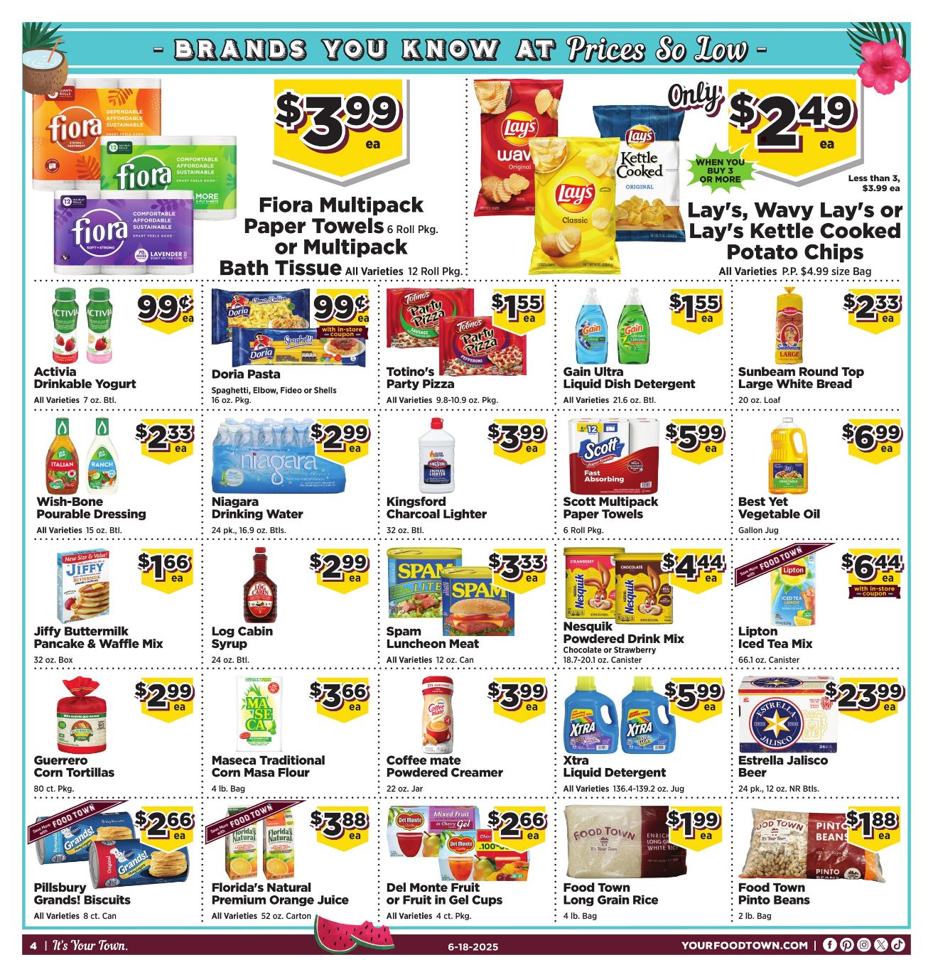 Weekly ad Your Food Town 06/18/2025 - 06/24/2025
