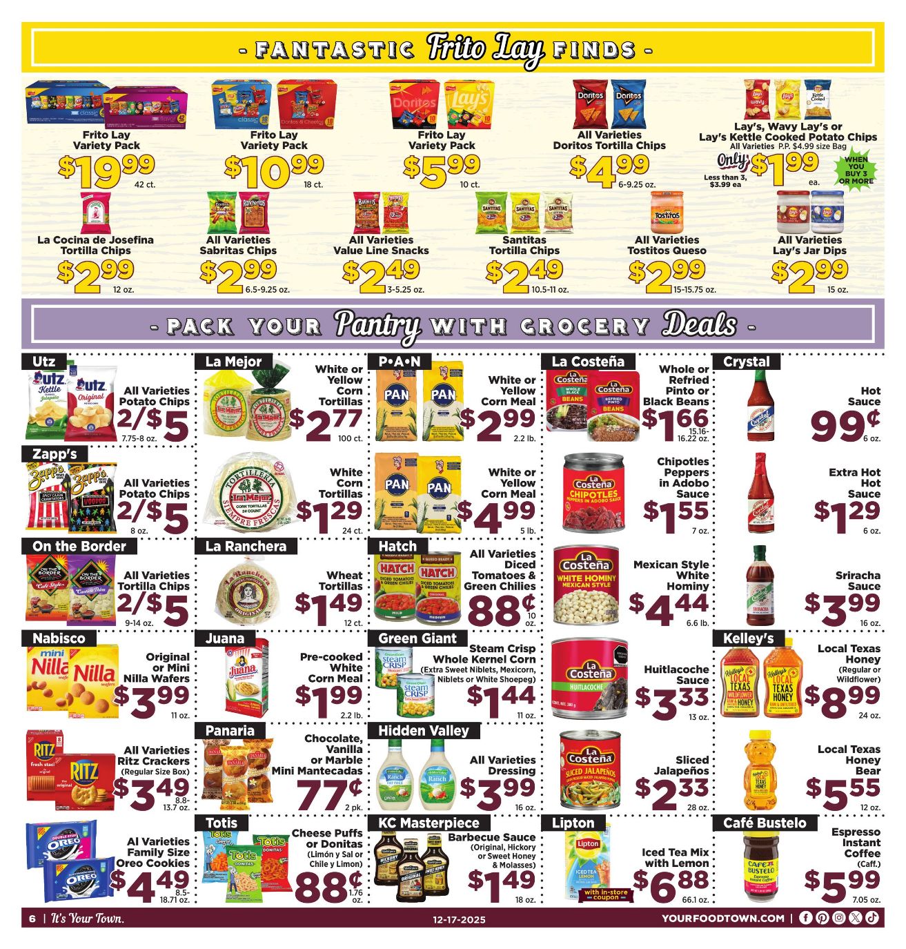 Weekly ad Your Food Town 12/17/2025 - 12/30/2025