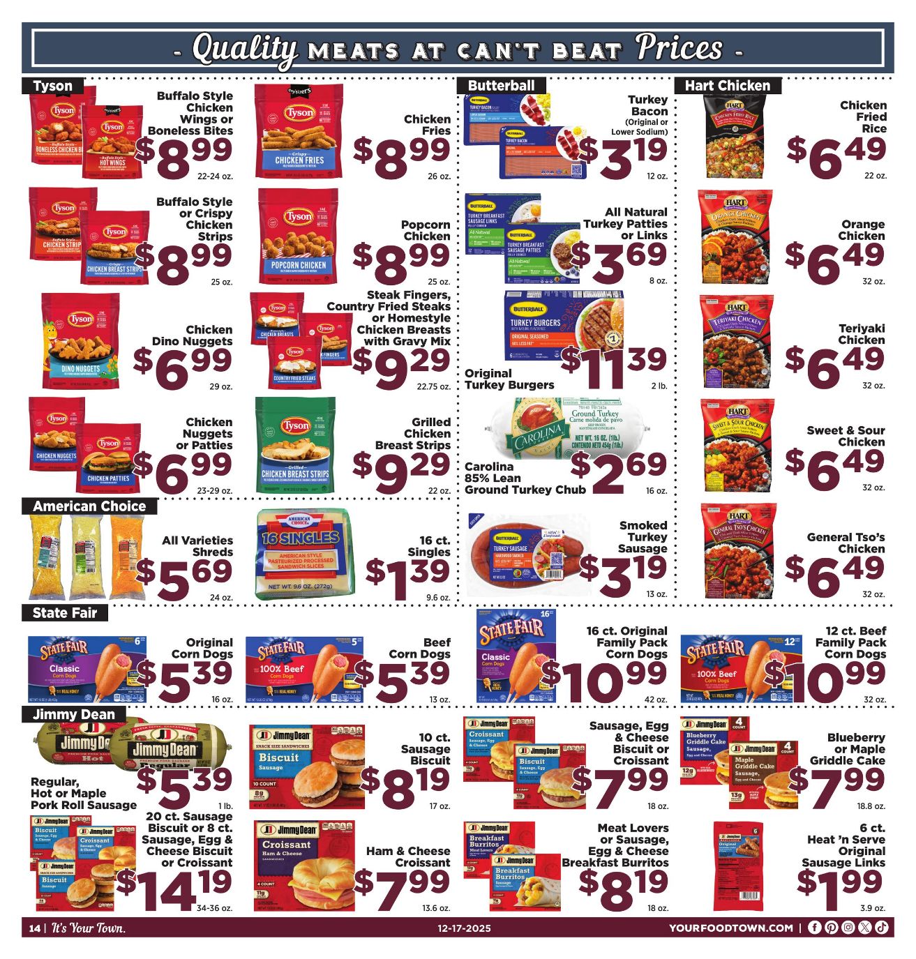 Weekly ad Your Food Town 12/17/2025 - 12/30/2025