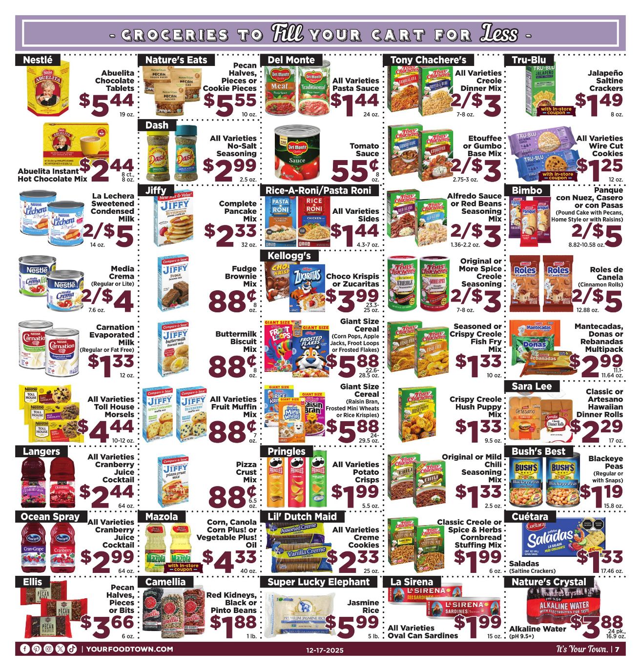Weekly ad Your Food Town 12/17/2025 - 12/30/2025