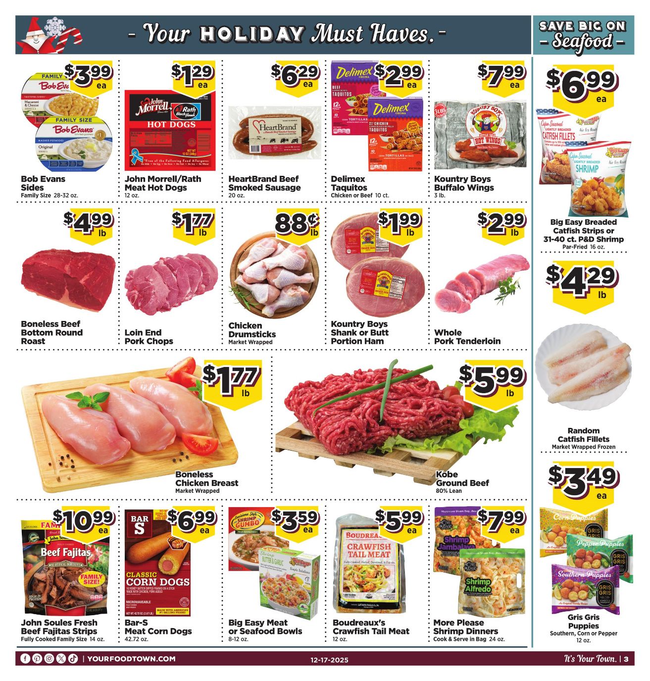 Weekly ad Your Food Town 12/17/2025 - 12/30/2025