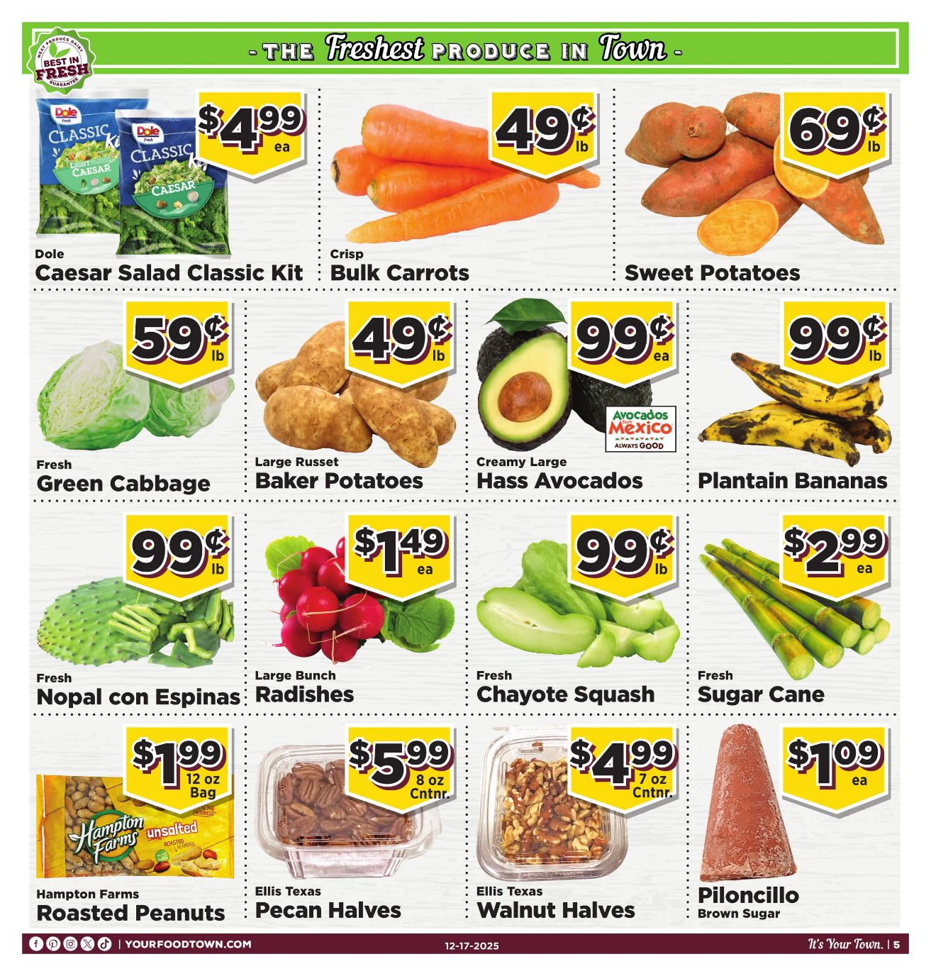 Weekly ad Your Food Town 12/17/2025 - 12/30/2025