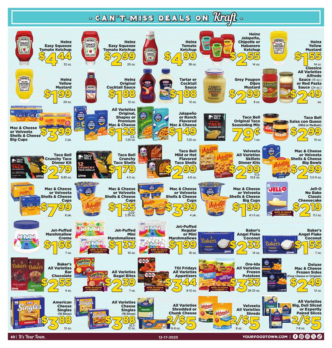 Weekly ad Your Food Town 12/17/2025 - 12/30/2025