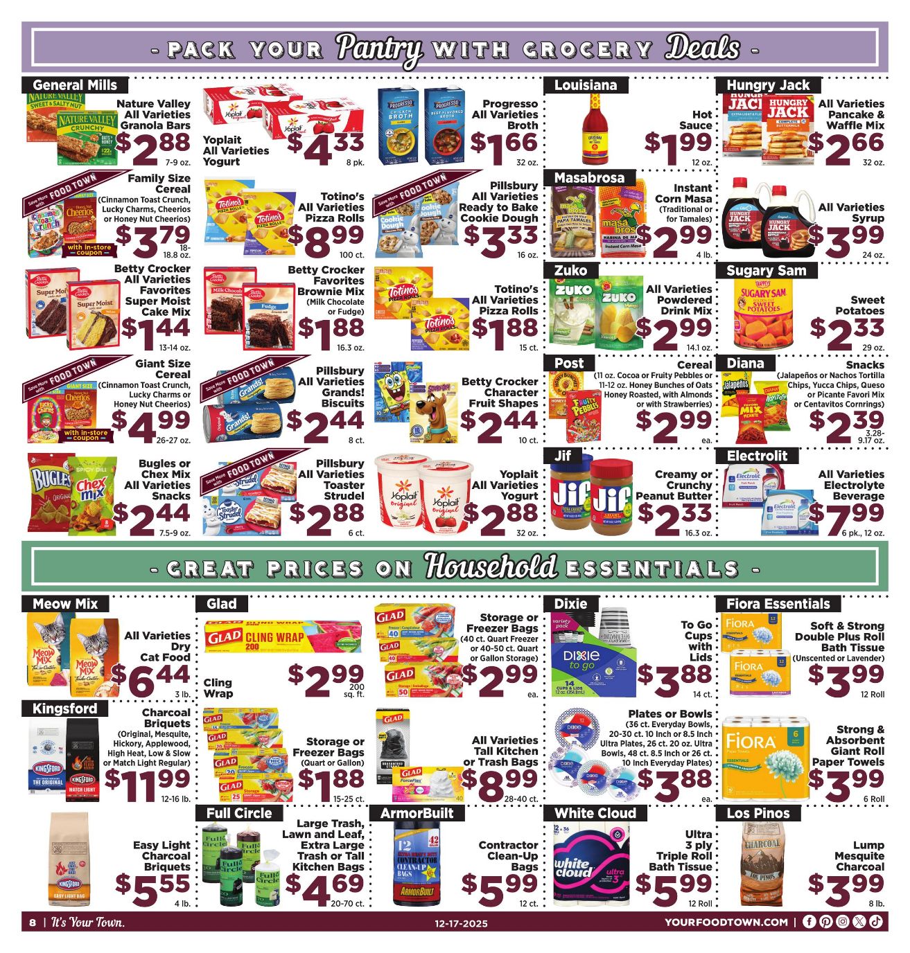 Weekly ad Your Food Town 12/17/2025 - 12/30/2025