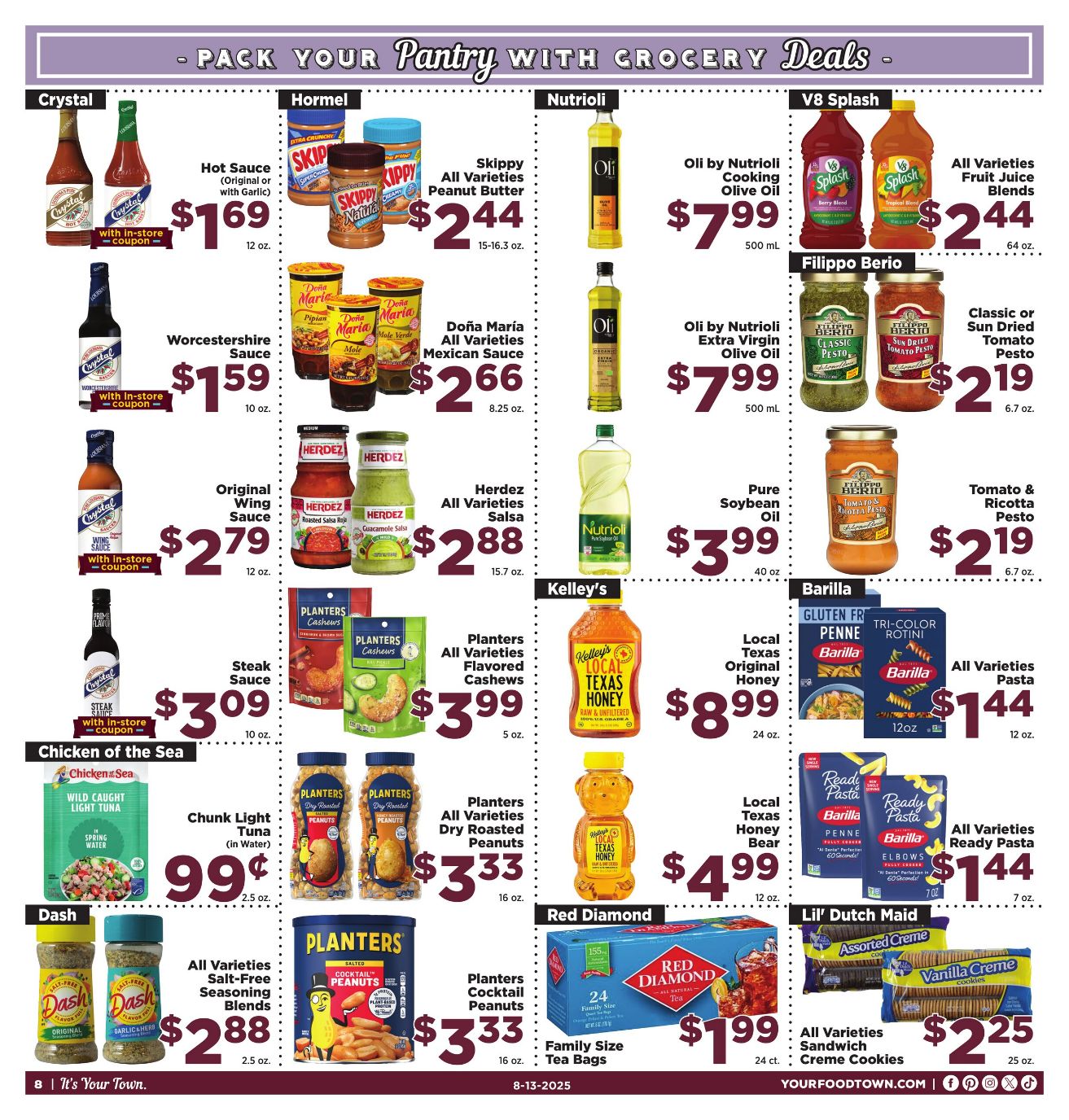 Weekly ad Your Food Town 08/20/2025 - 08/26/2025