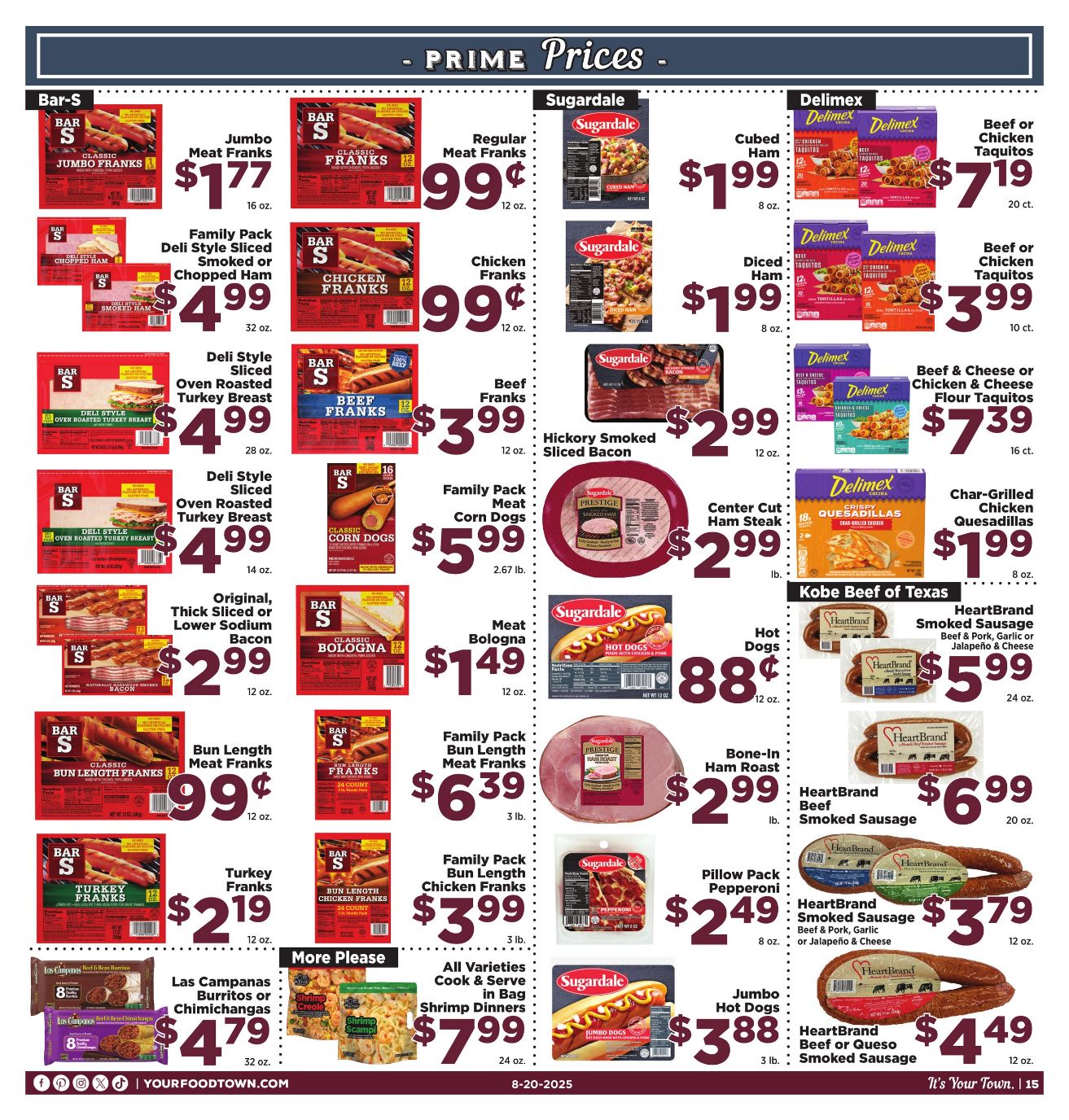 Weekly ad Your Food Town 08/20/2025 - 08/26/2025