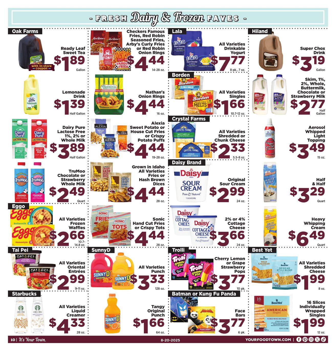 Weekly ad Your Food Town 08/20/2025 - 08/26/2025