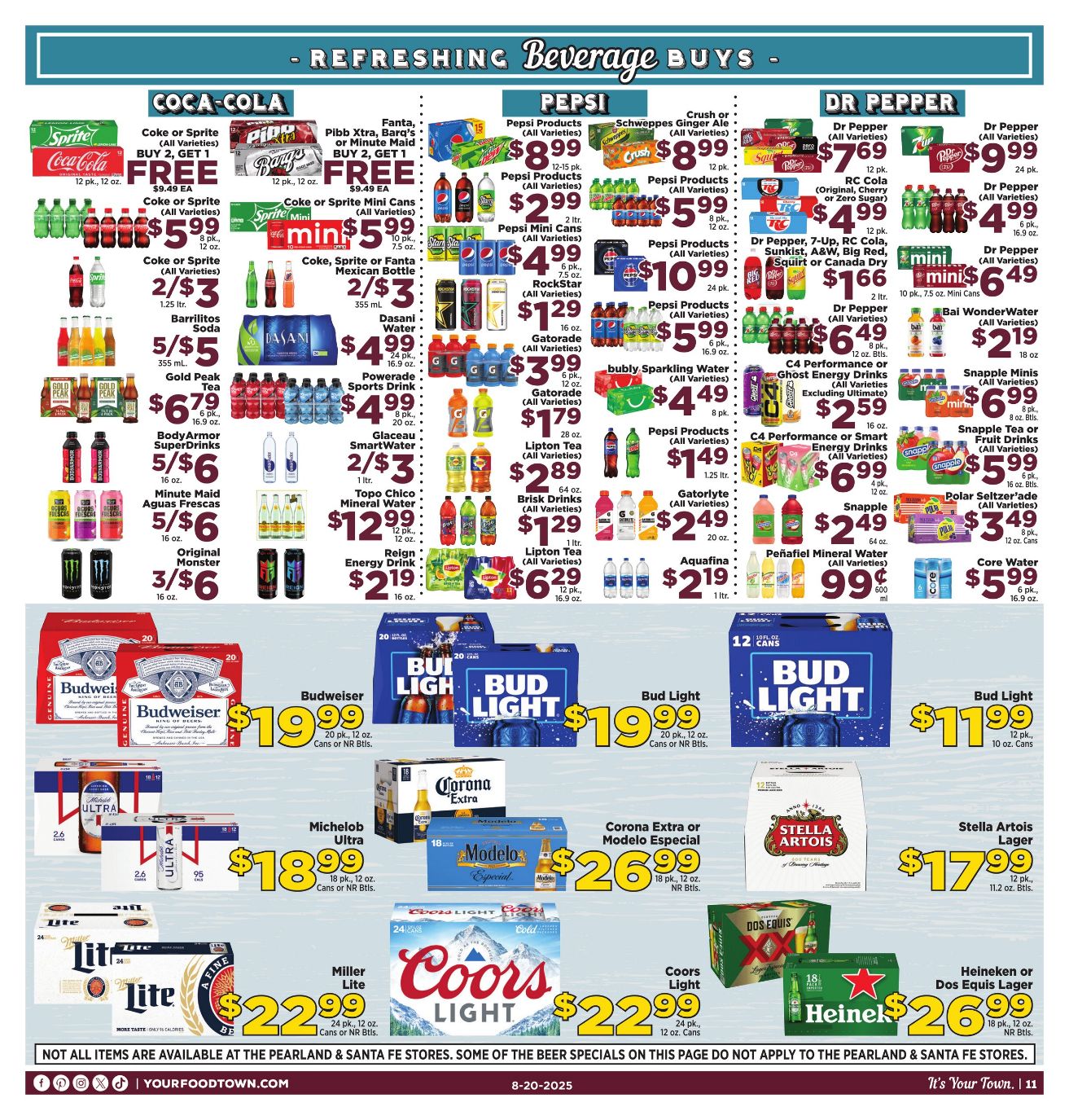 Weekly ad Your Food Town 08/20/2025 - 08/26/2025