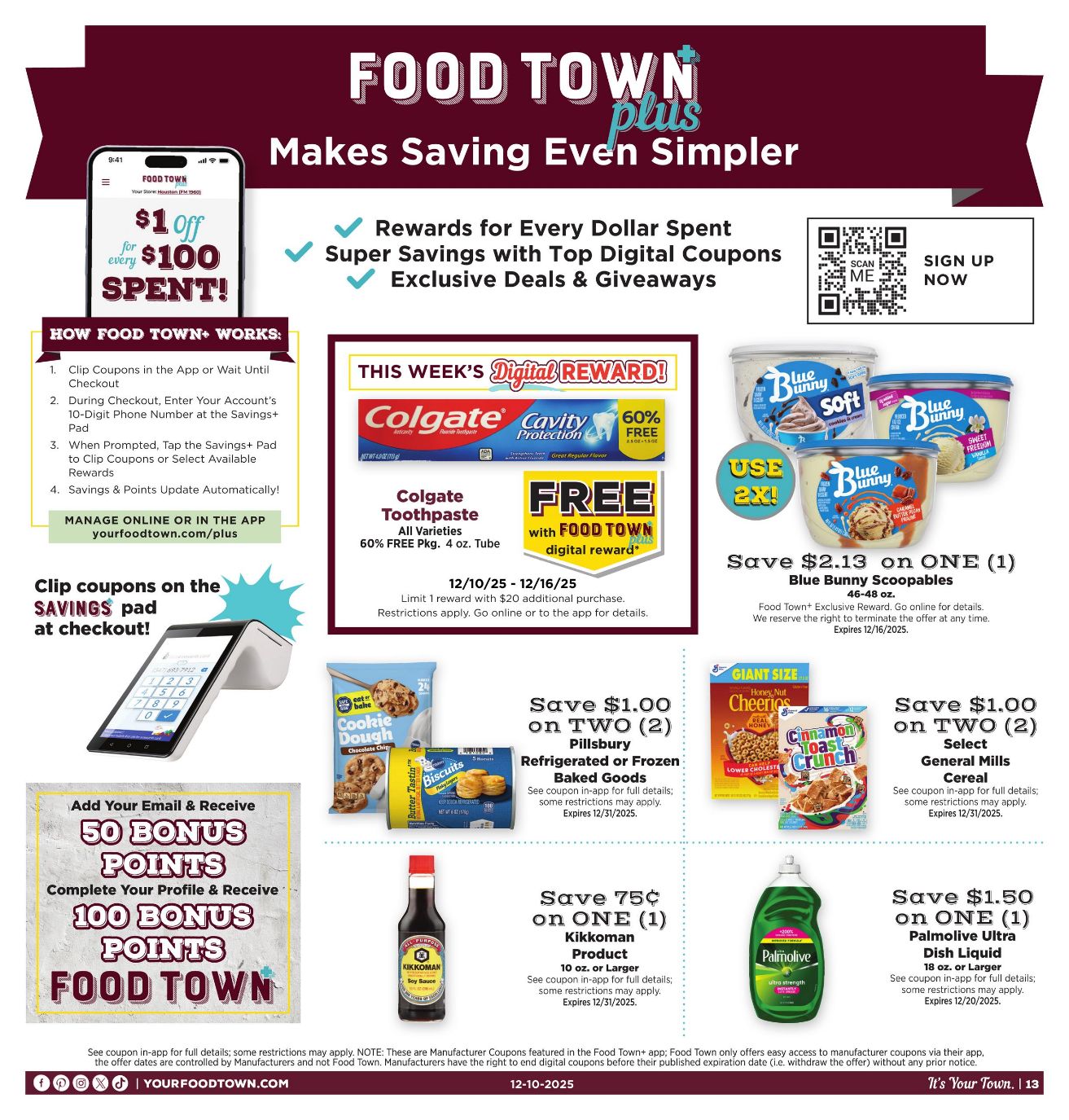 Weekly ad Your Food Town 12/10/2025 - 12/16/2025