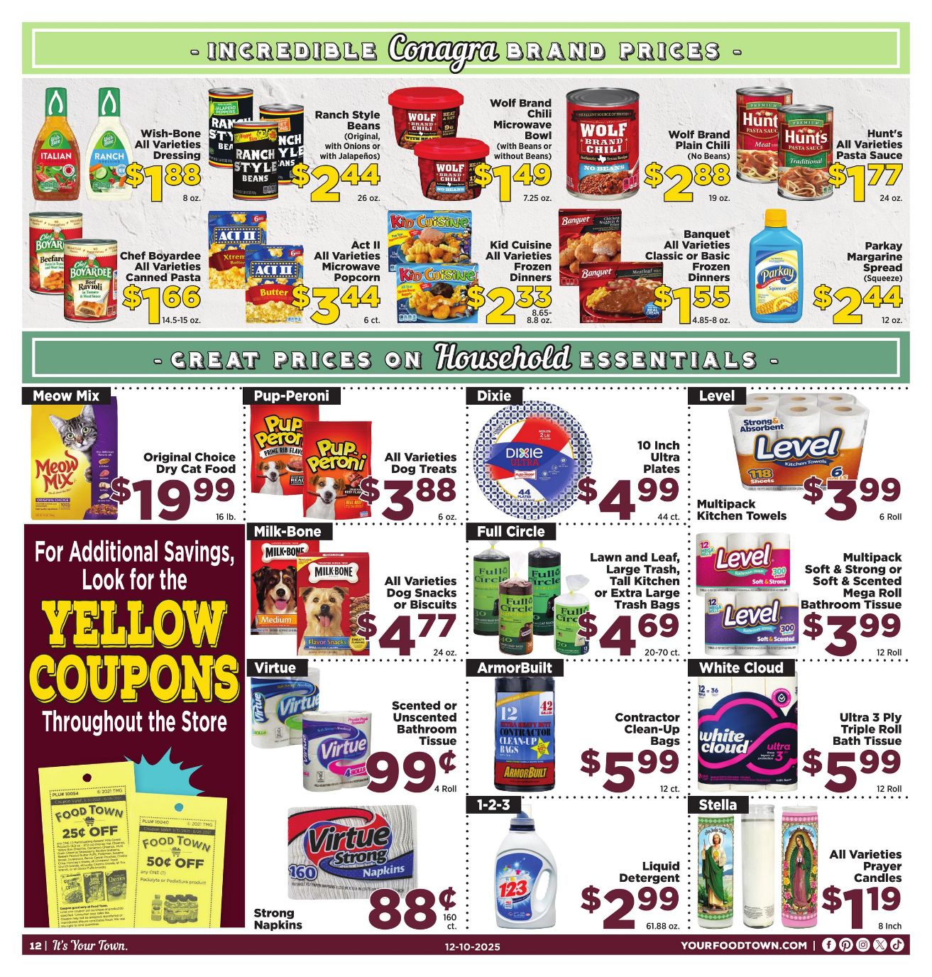 Weekly ad Your Food Town 12/10/2025 - 12/16/2025
