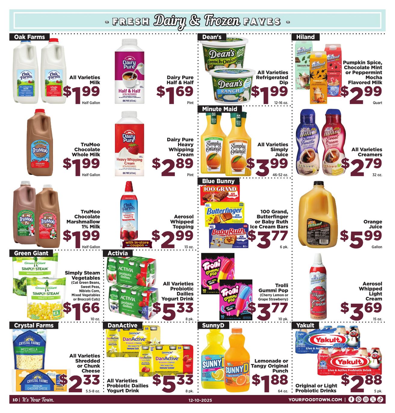 Weekly ad Your Food Town 12/10/2025 - 12/16/2025