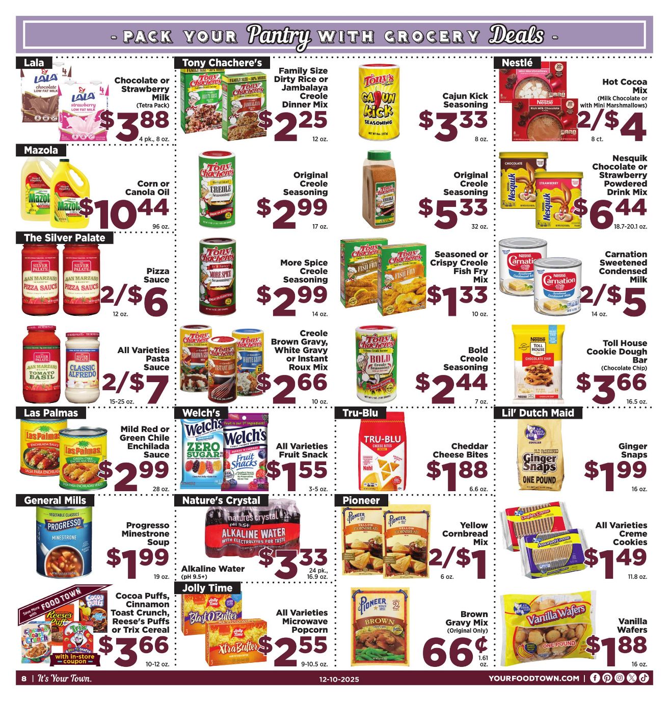 Weekly ad Your Food Town 12/10/2025 - 12/16/2025