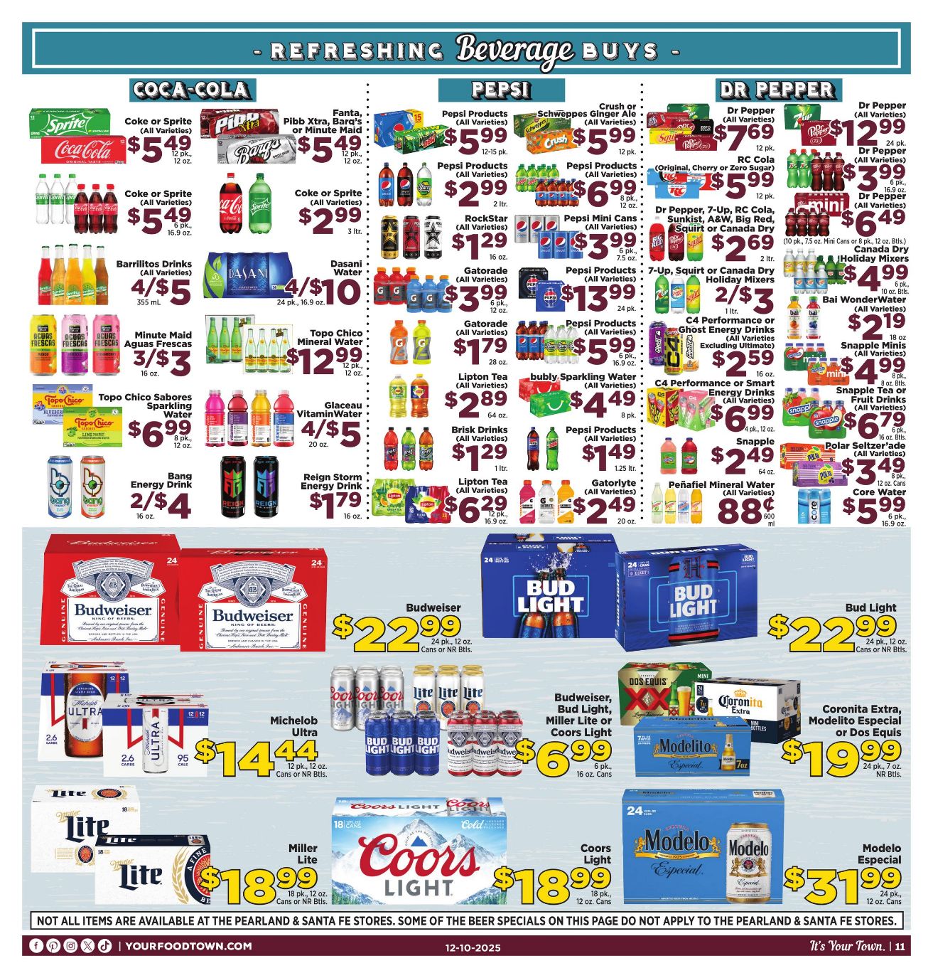 Weekly ad Your Food Town 12/10/2025 - 12/16/2025