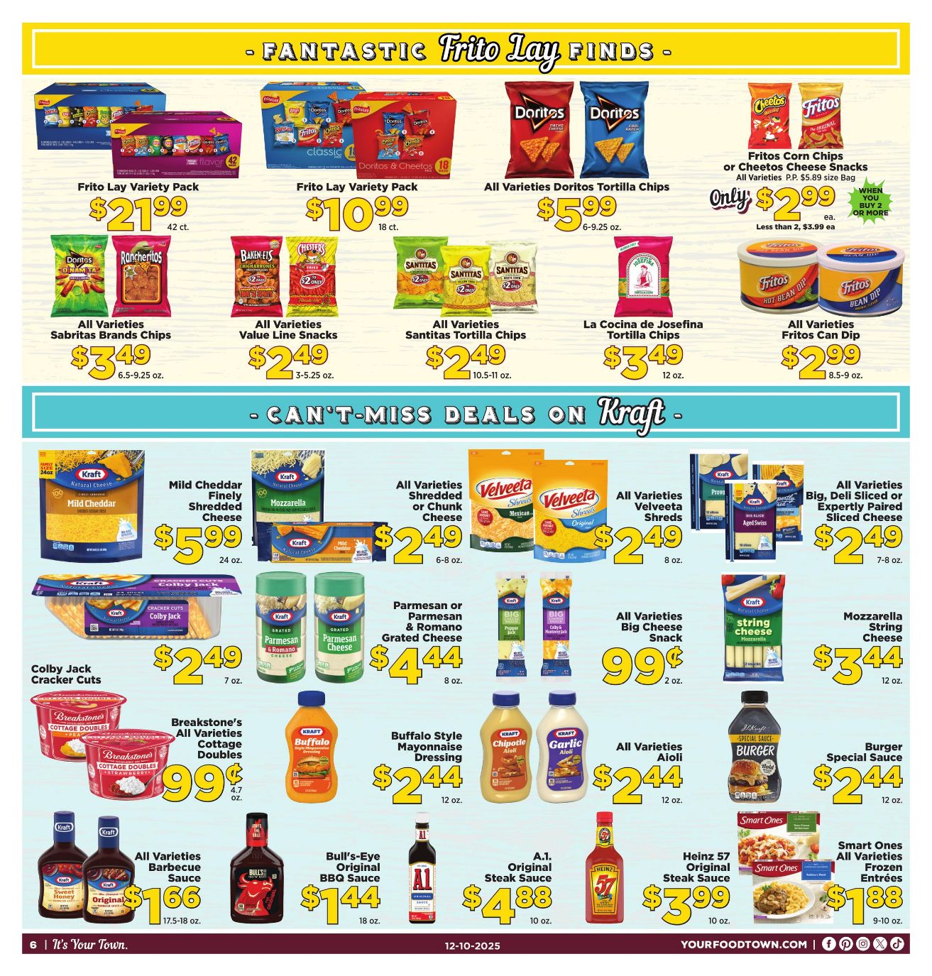 Weekly ad Your Food Town 12/10/2025 - 12/16/2025
