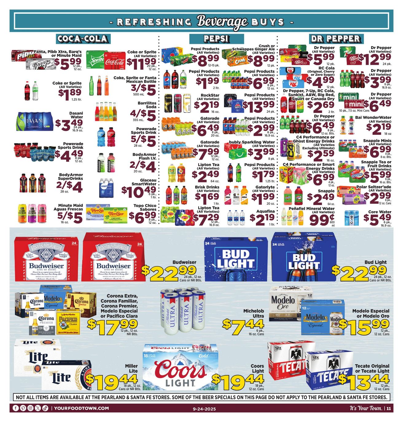 Weekly ad Your Food Town 09/24/2025 - 09/30/2025