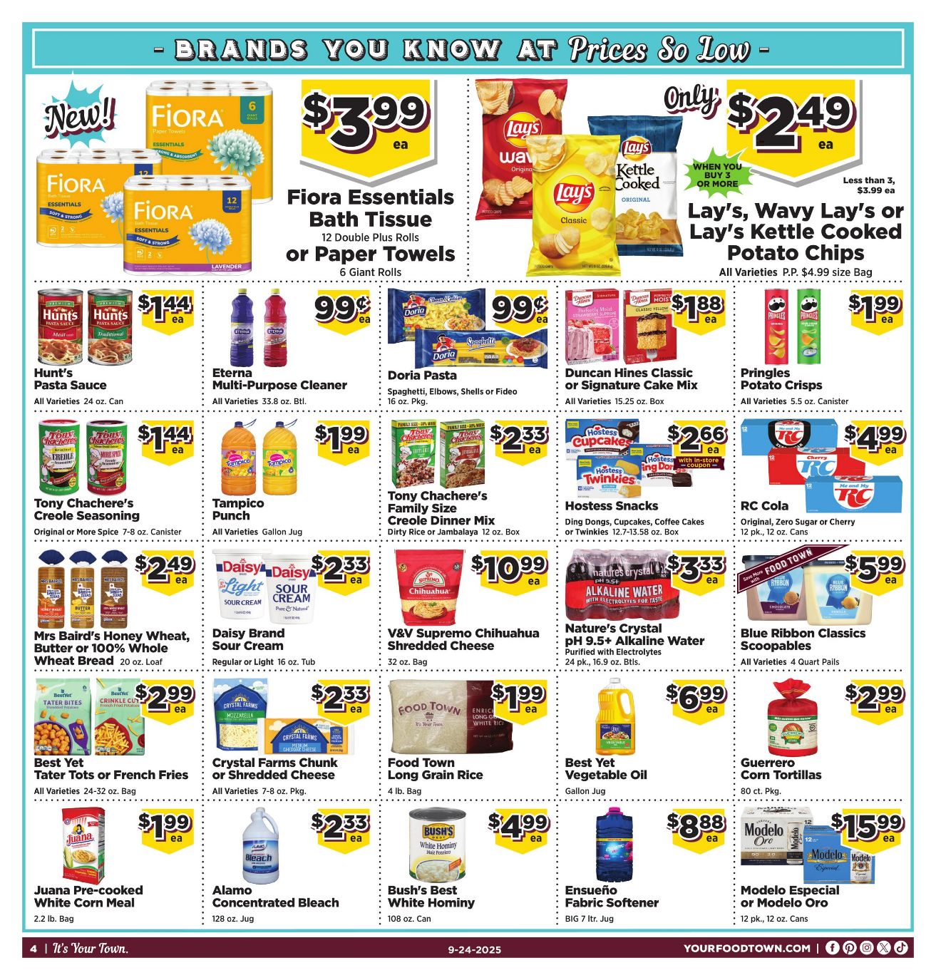 Weekly ad Your Food Town 09/24/2025 - 09/30/2025