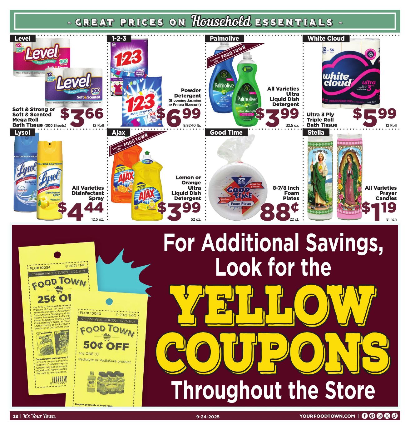 Weekly ad Your Food Town 09/24/2025 - 09/30/2025