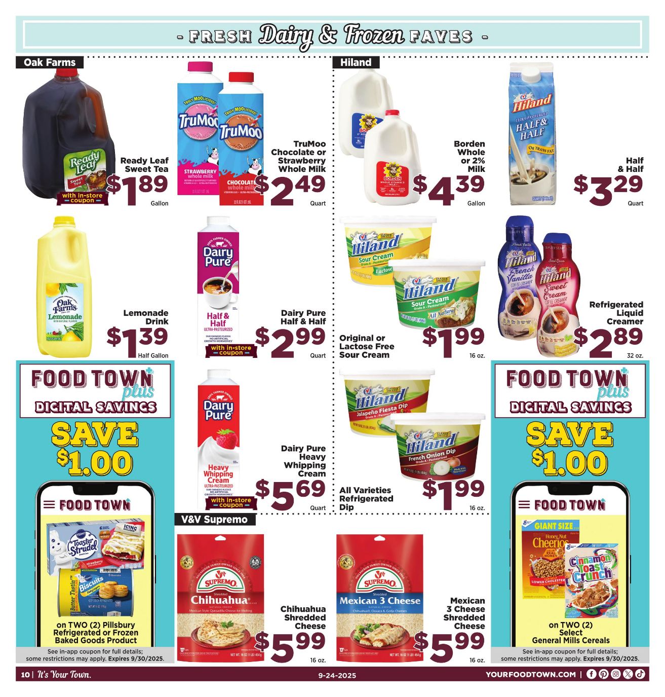 Weekly ad Your Food Town 09/24/2025 - 09/30/2025