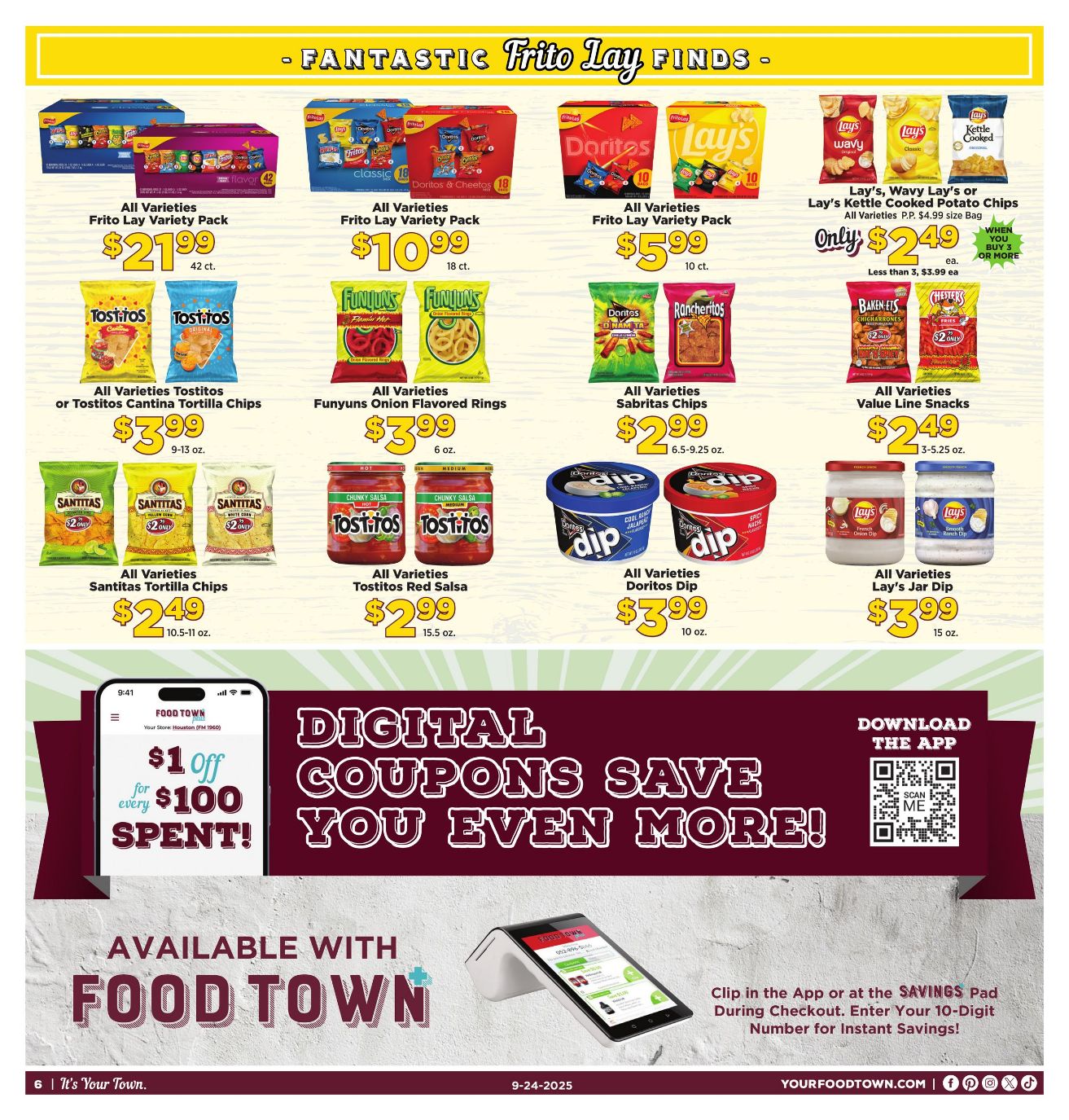 Weekly ad Your Food Town 09/24/2025 - 09/30/2025