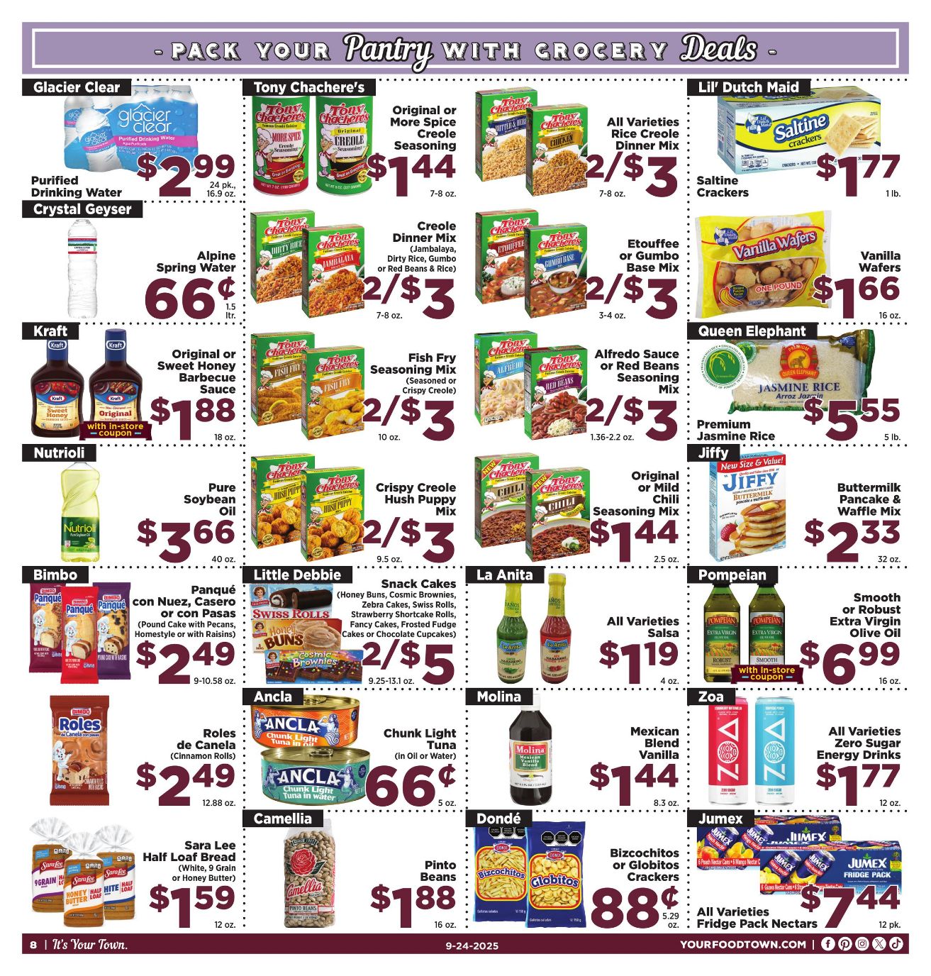 Weekly ad Your Food Town 09/24/2025 - 09/30/2025