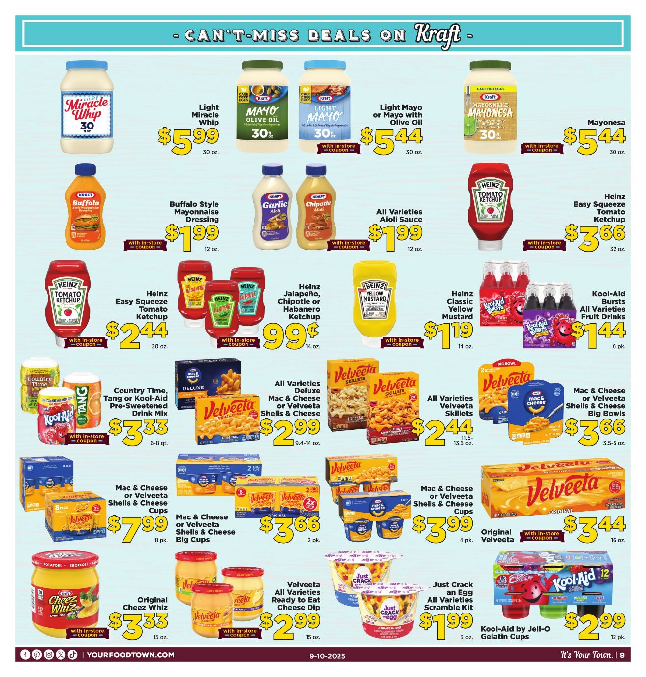 Weekly ad Your Food Town 09/10/2025 - 09/16/2025