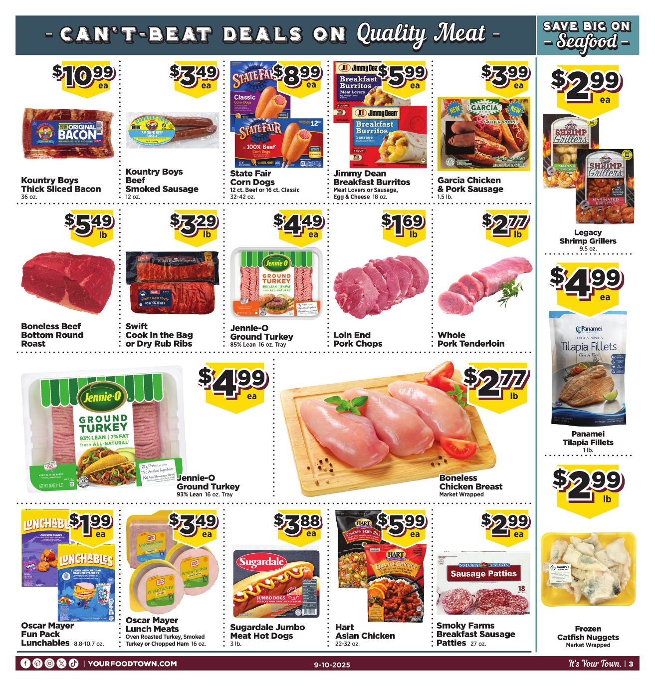 Weekly ad Your Food Town 09/10/2025 - 09/16/2025