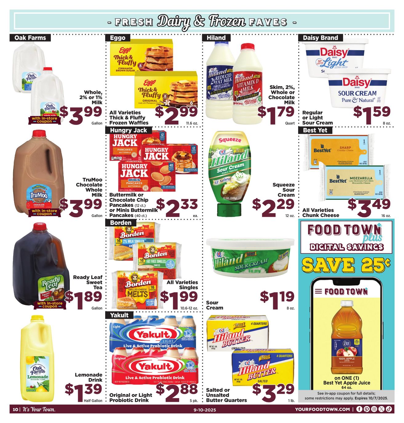 Weekly ad Your Food Town 09/10/2025 - 09/16/2025