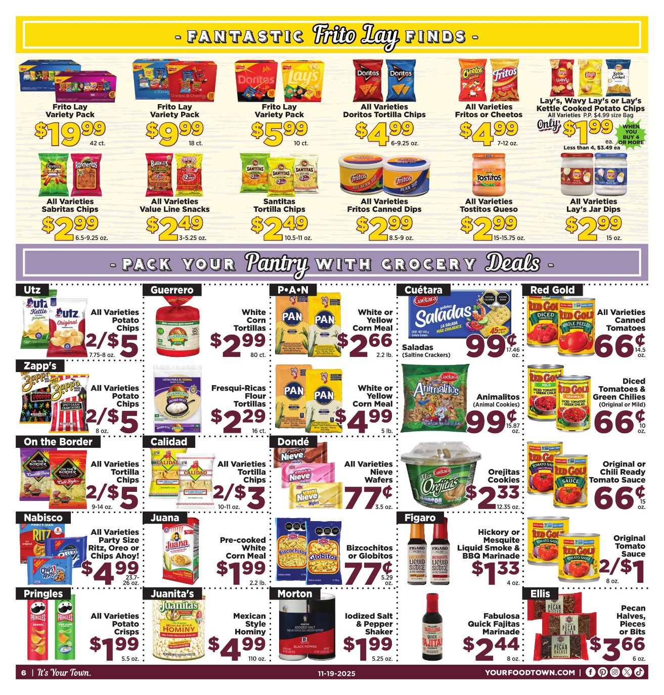 Weekly ad Your Food Town 11/19/2025 - 12/02/2025