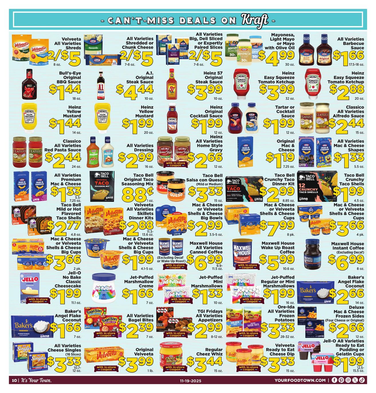 Weekly ad Your Food Town 11/19/2025 - 12/02/2025