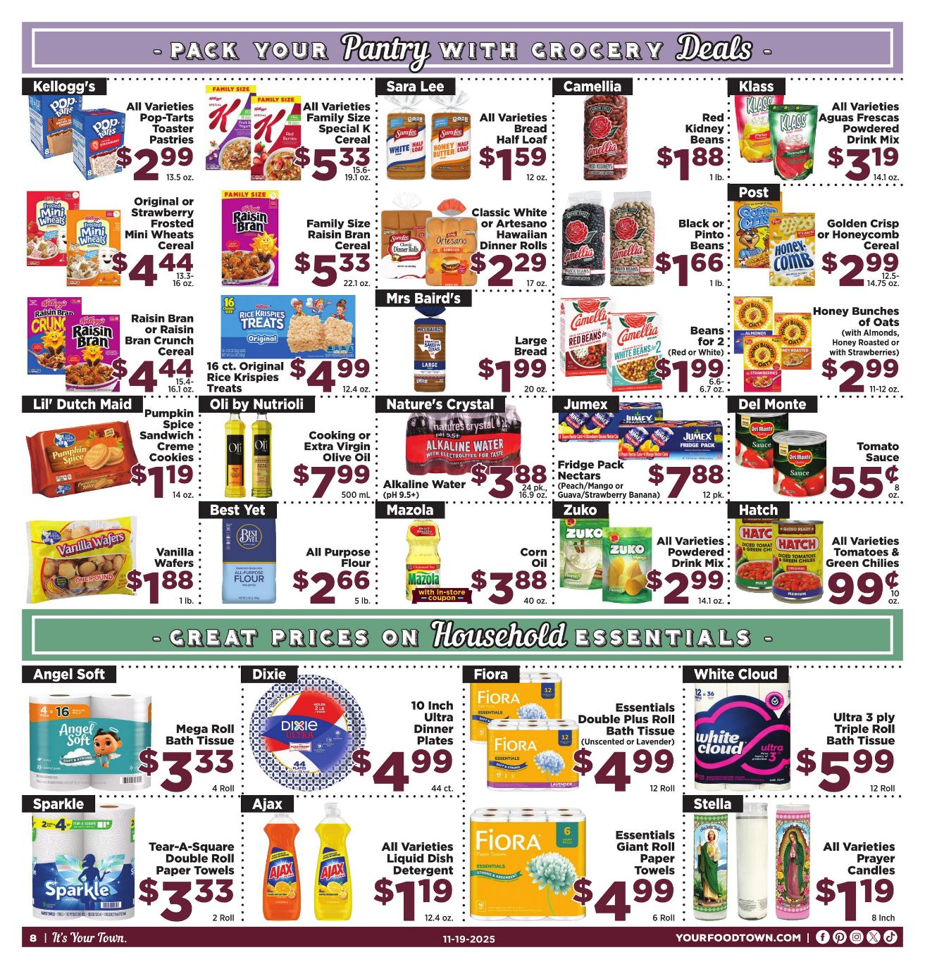 Weekly ad Your Food Town 11/19/2025 - 12/02/2025
