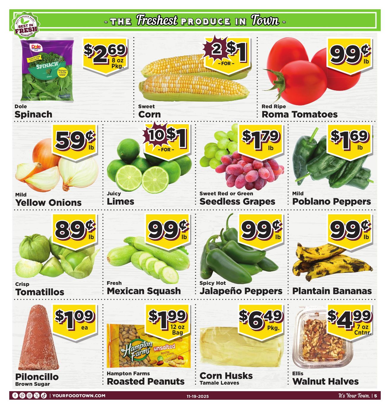 Weekly ad Your Food Town 11/19/2025 - 12/02/2025